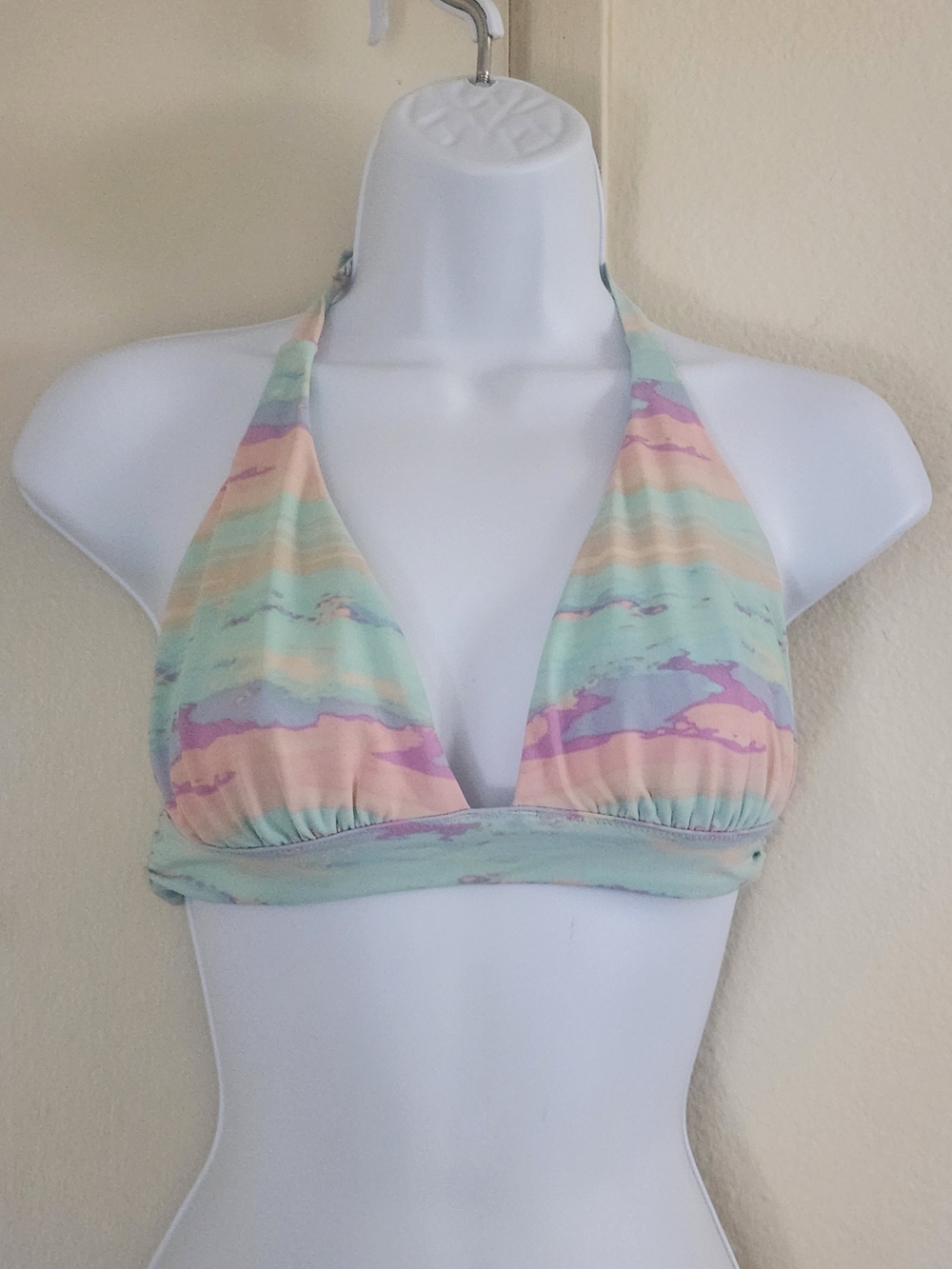 Victoria's Secret Pastel Stripe Halter Bikini Top